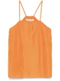 Tela silk tank top - Orange