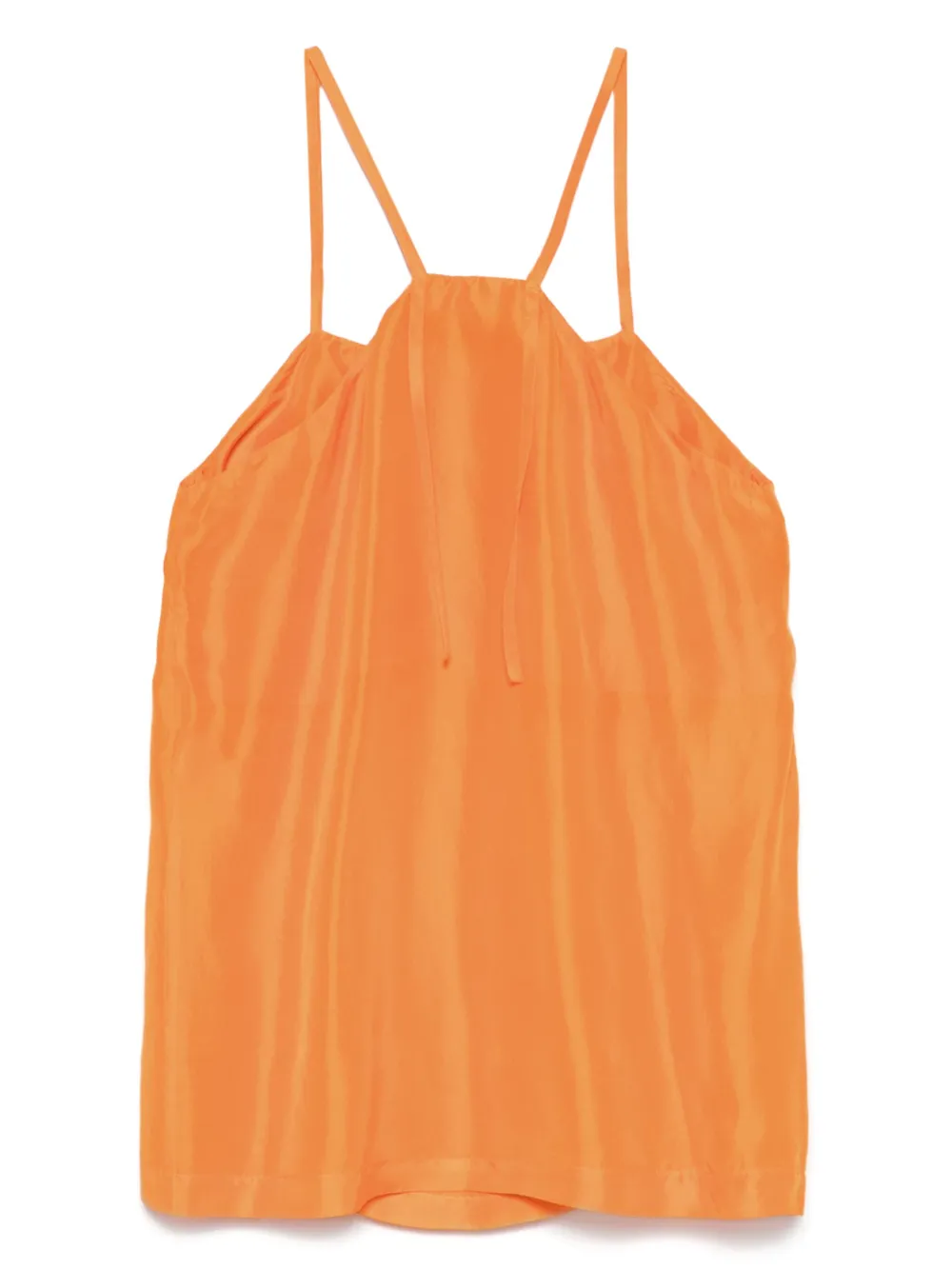 Tela Zijden tanktop - Oranje