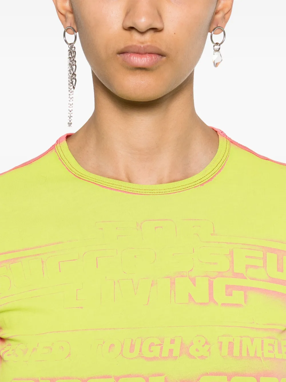 Diesel Uncutie T-shirt Roze