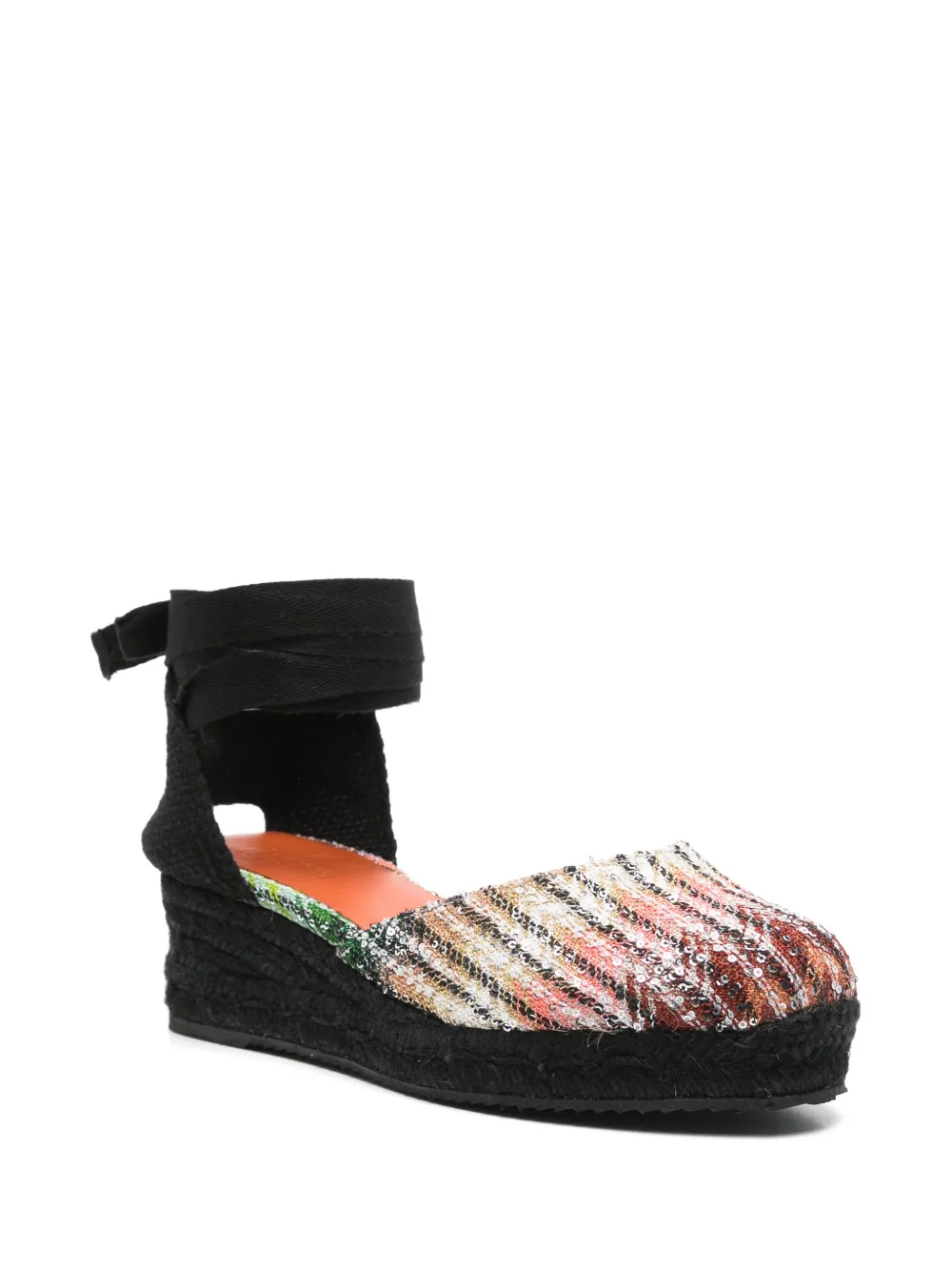 Missoni Espadrilles met zigzag-patroon - Zwart