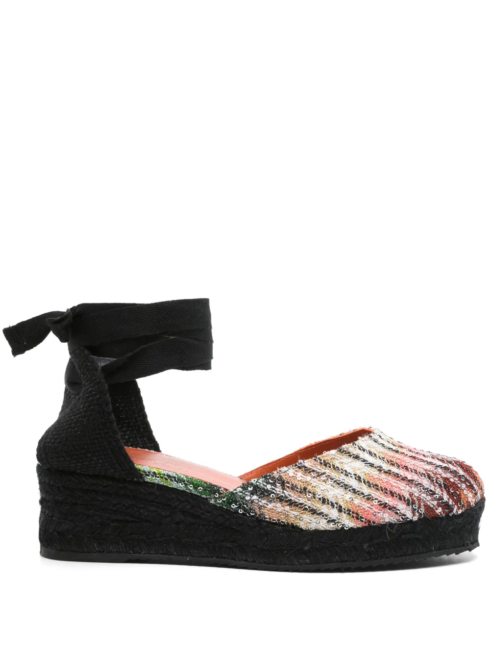 Missoni Espadrilles met zigzag-patroon Zwart