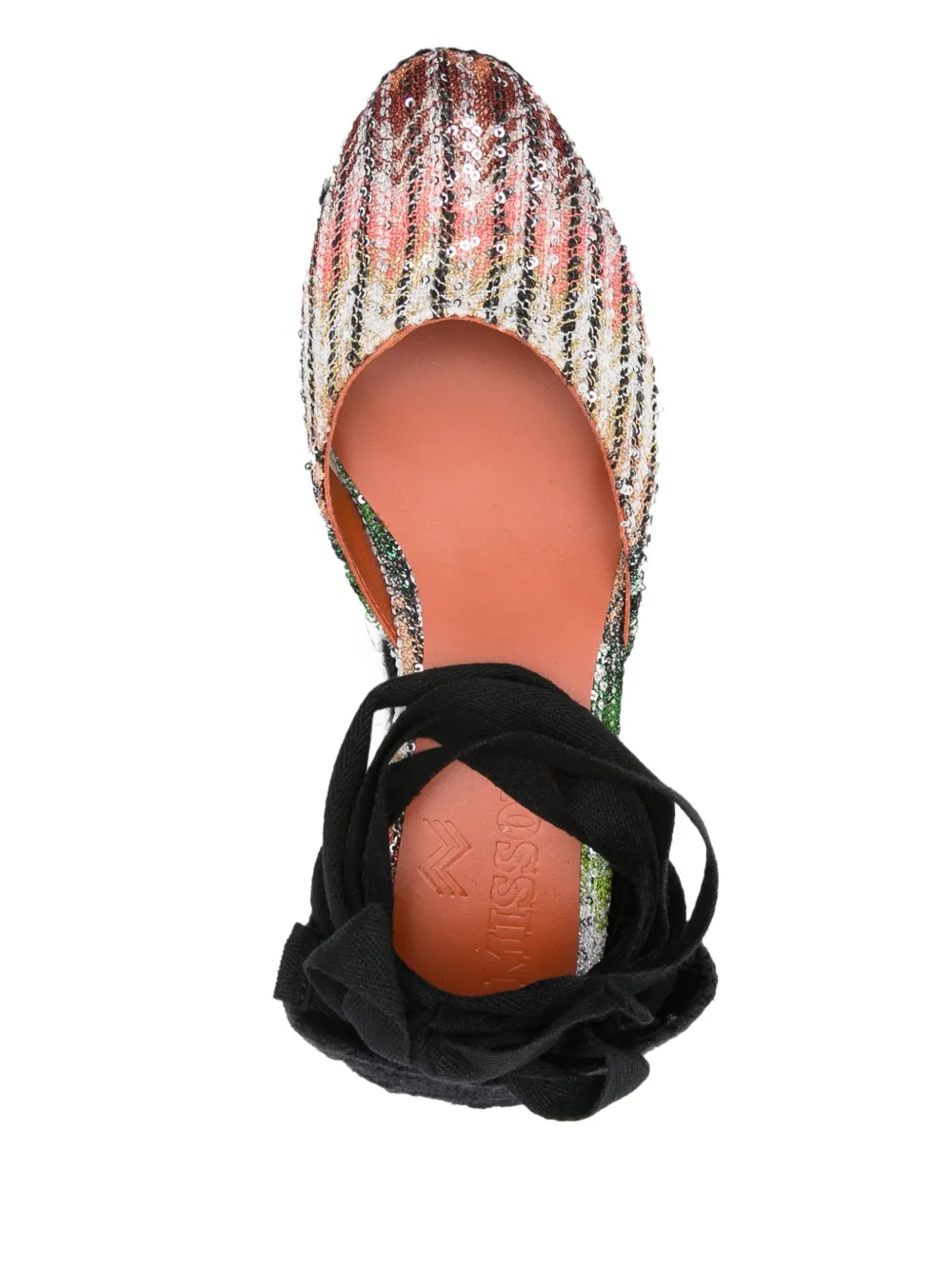 Missoni Espadrilles met zigzag-patroon Zwart