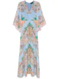 ETRO paisley maxi dress - Blue