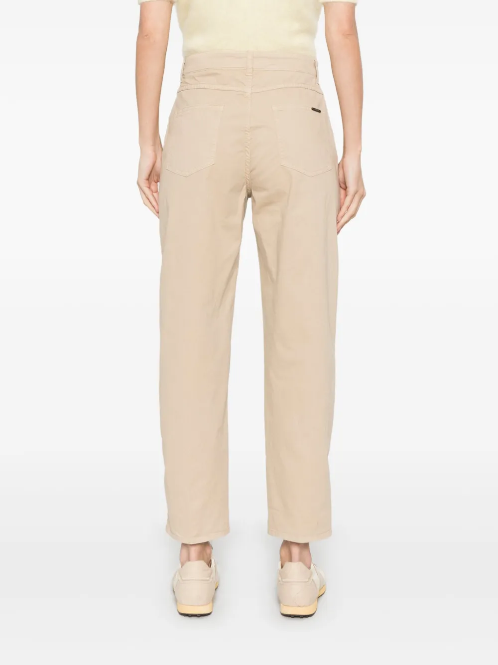 Peserico Broek met toelopende pijpen Beige