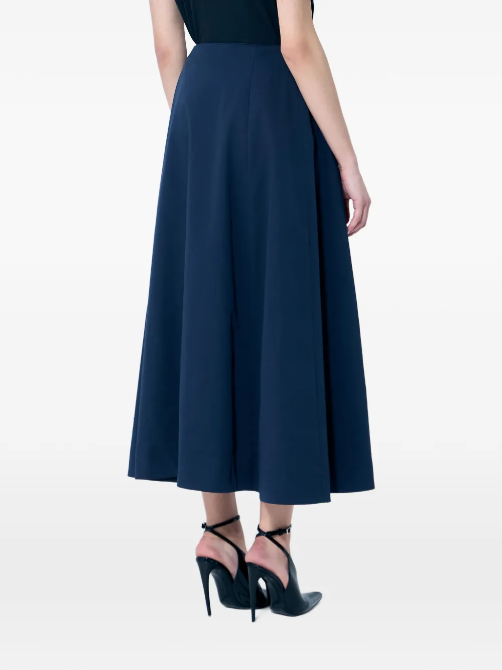 Balenciaga A-line Midi Skirt in Blue, view 4