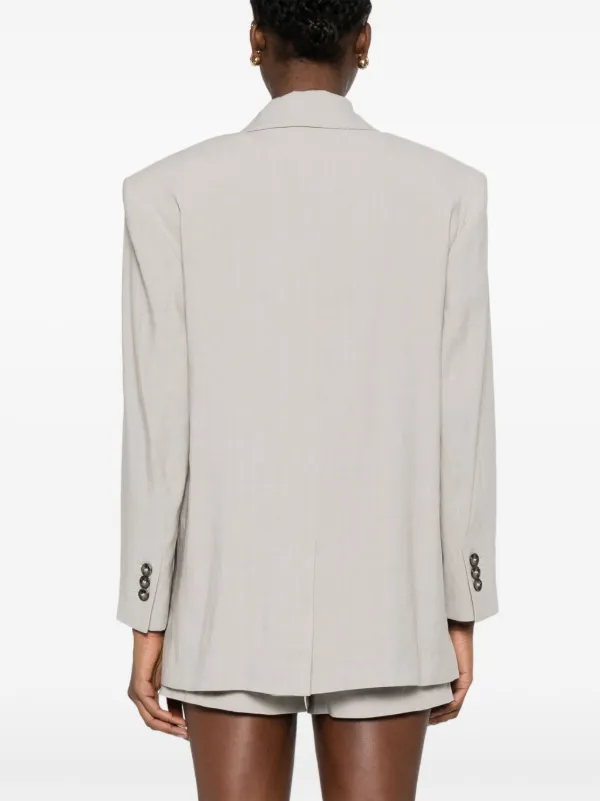 Marella x Emily Ratajkowski Over Blazer | Grey | FARFETCH