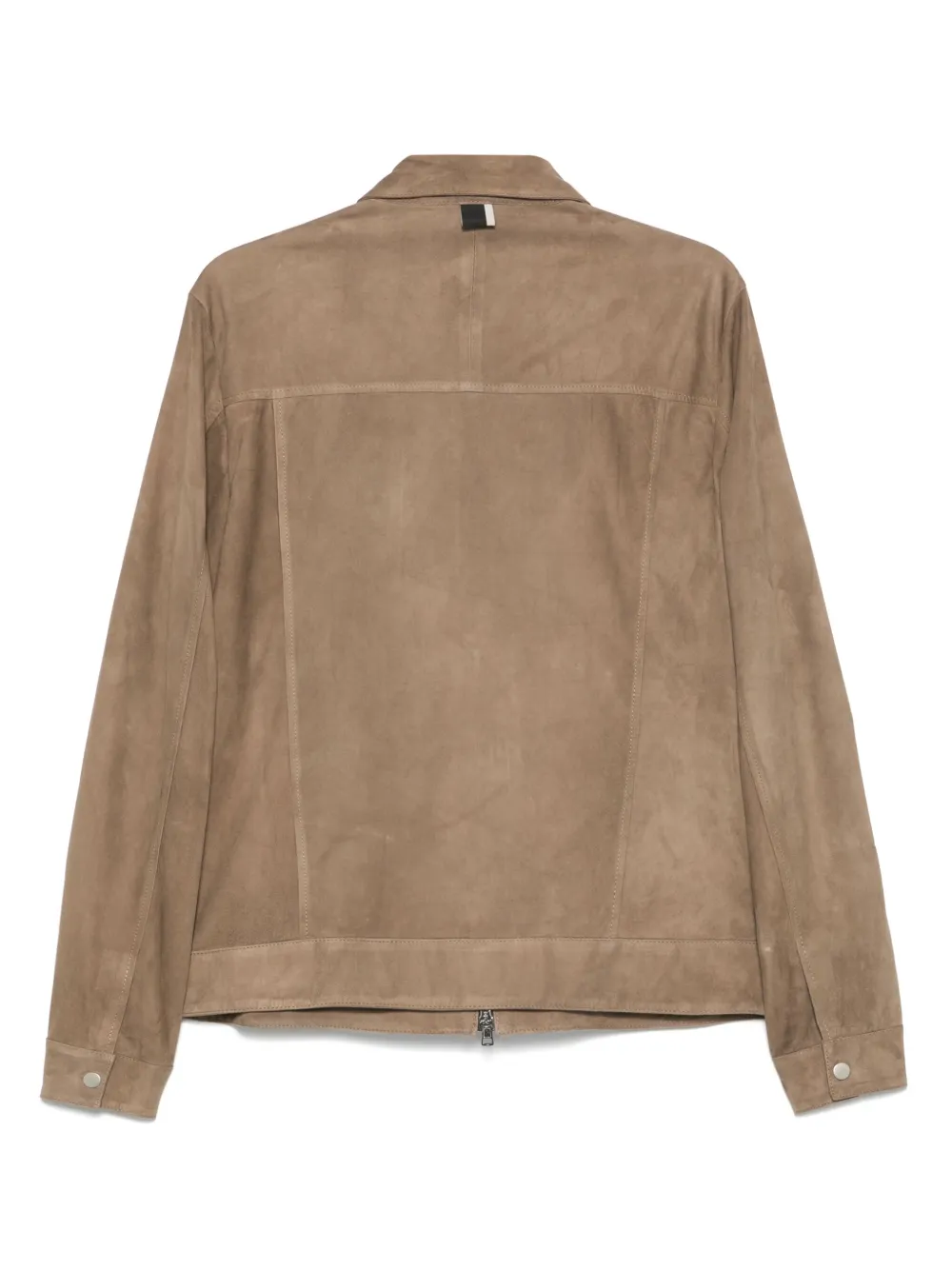 Low Brand suede shirt jacket - Bruin