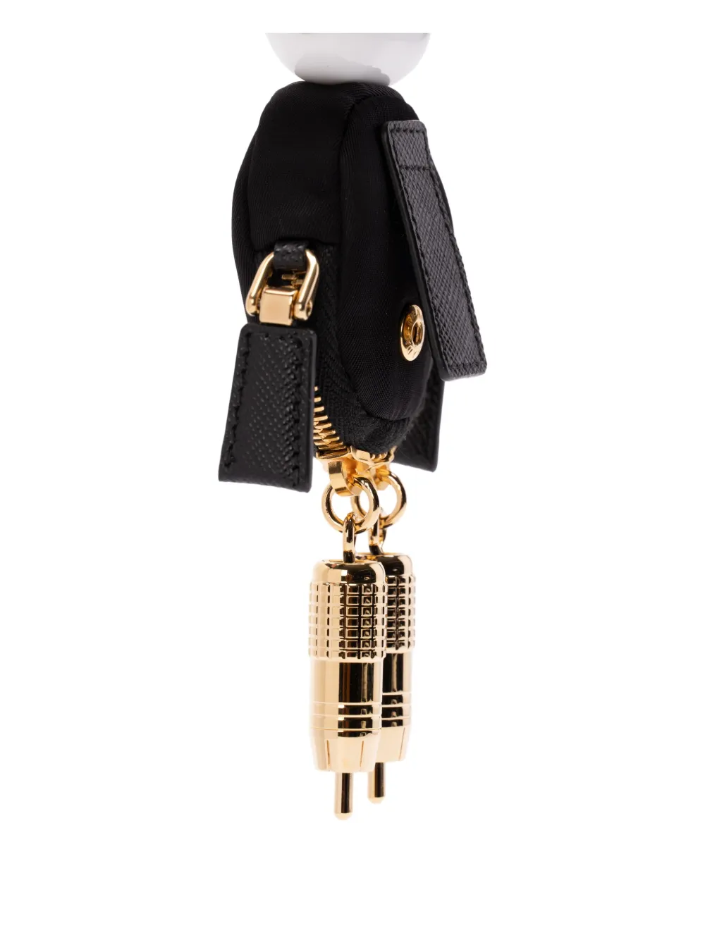 Prada Soft Robot sleutelhanger Zwart