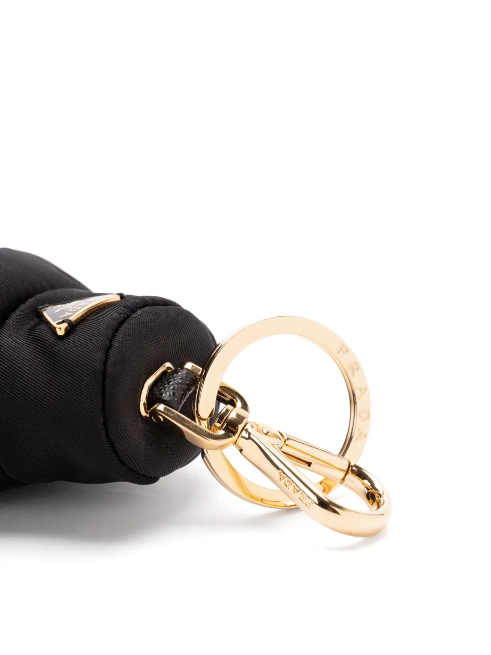 Prada Soft Robot sleutelhanger Zwart