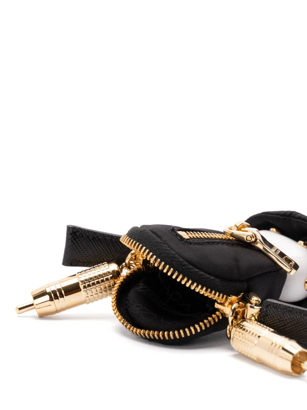 Prada Soft Robot sleutelhanger Zwart