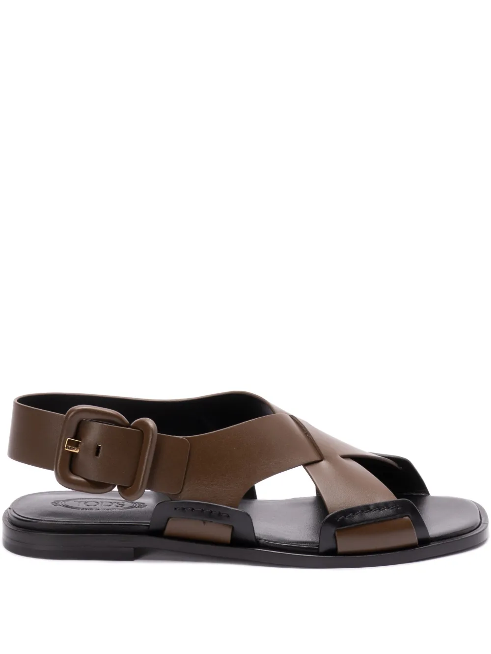 Tod's leather sandals Brown