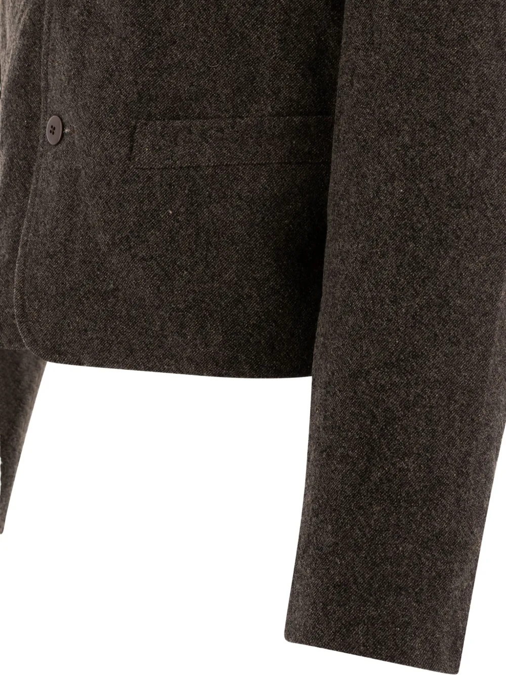 Shop Kapital Twill Blazer In Black