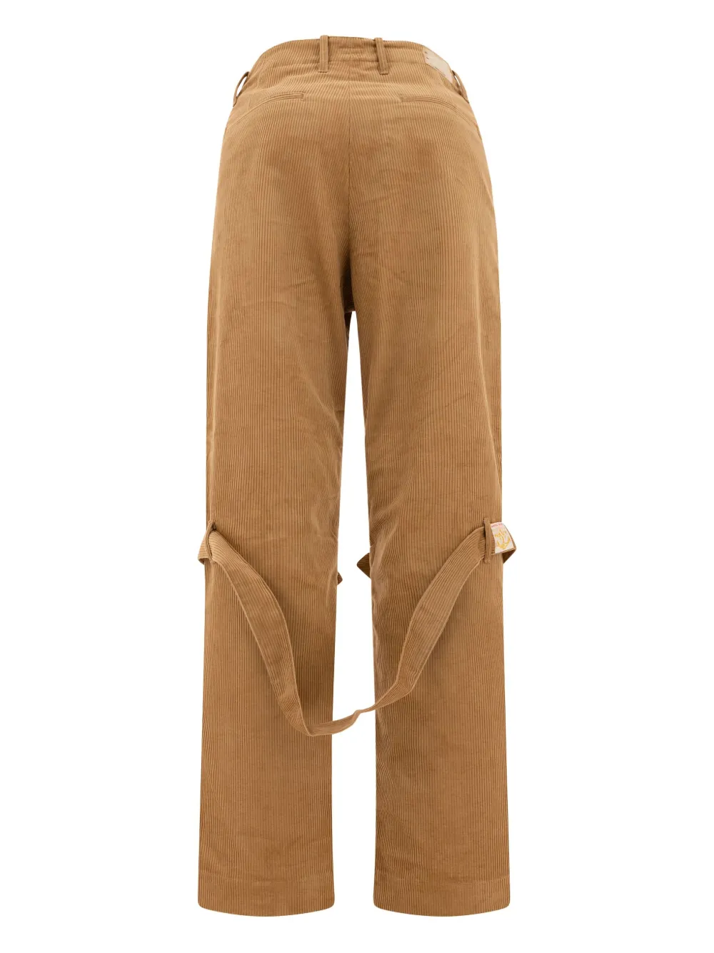 KAPITAL Broek met gespbandje - Beige