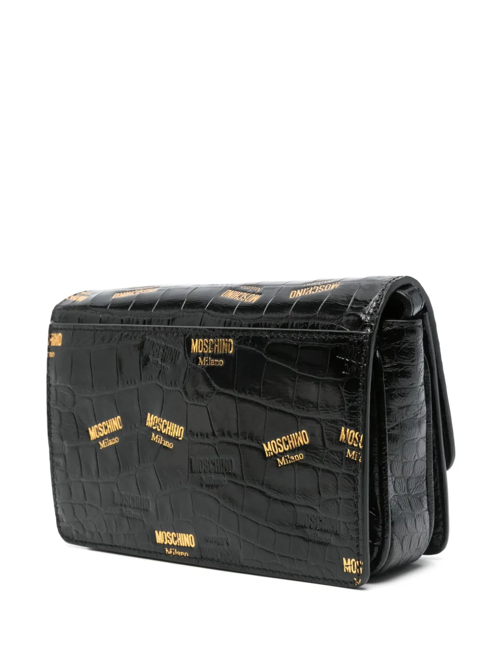 Moschino Crossbodytas met logo-print Zwart