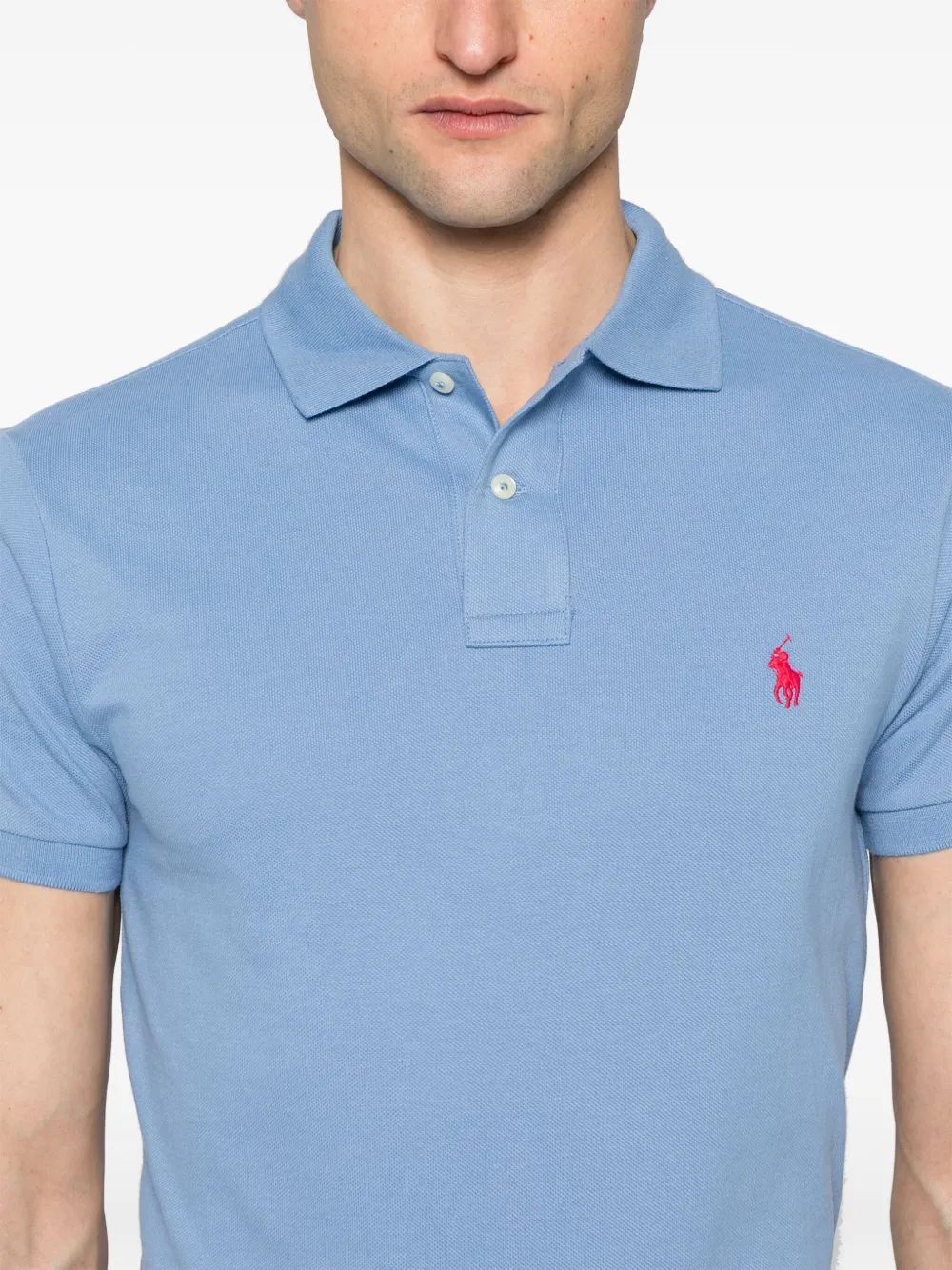 Polo Ralph Lauren Poloshirt met Polo Pony-patroon Blauw