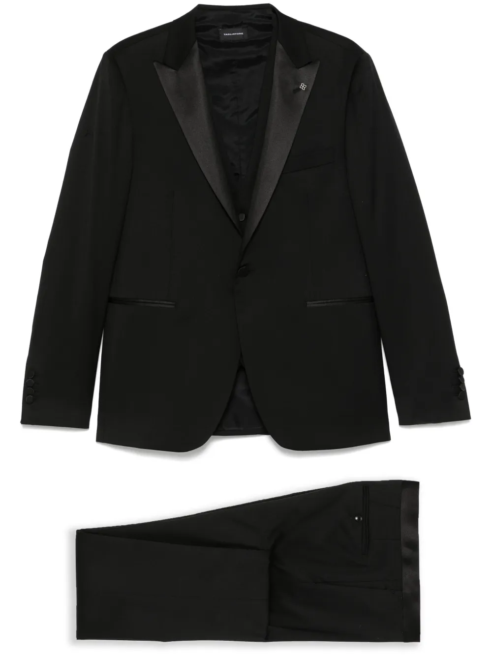 Tagliatore wool suit | Black | Image 1