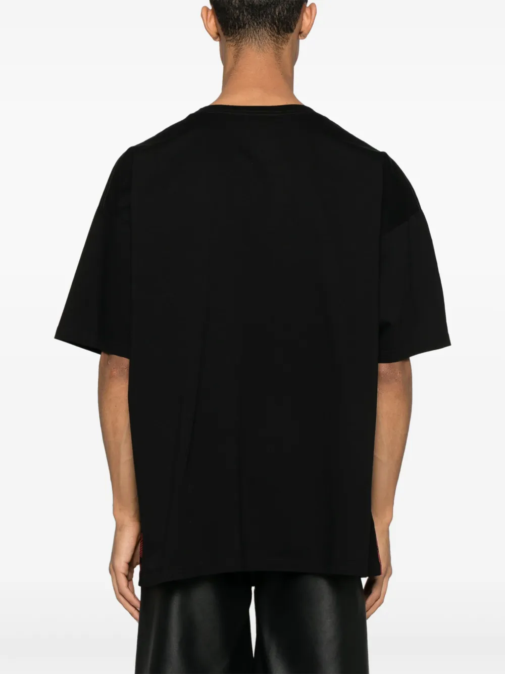 Alexander McQueen Geruit T-shirt Zwart