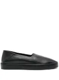 Giorgio Armani leather loafers - Black