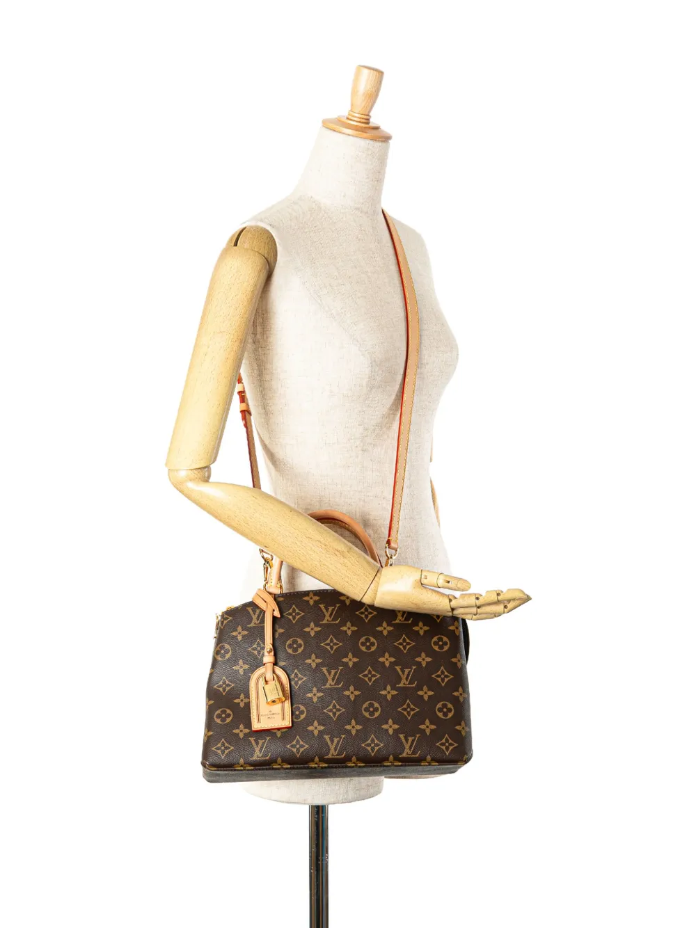 Louis Vuitton Pre-Owned 2021-2024 Monogram Petit Palais satchel - Bruin