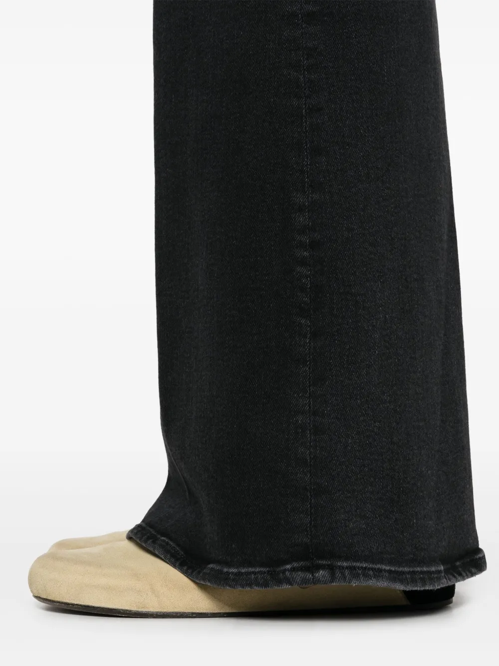 MOTHER The Hustler Roller Sneak jeans Grijs