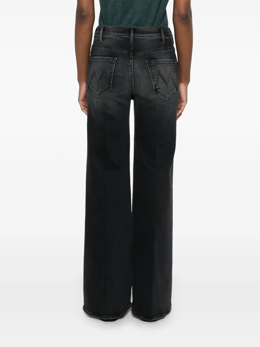 MOTHER The Hustler Roller Sneak jeans Grijs
