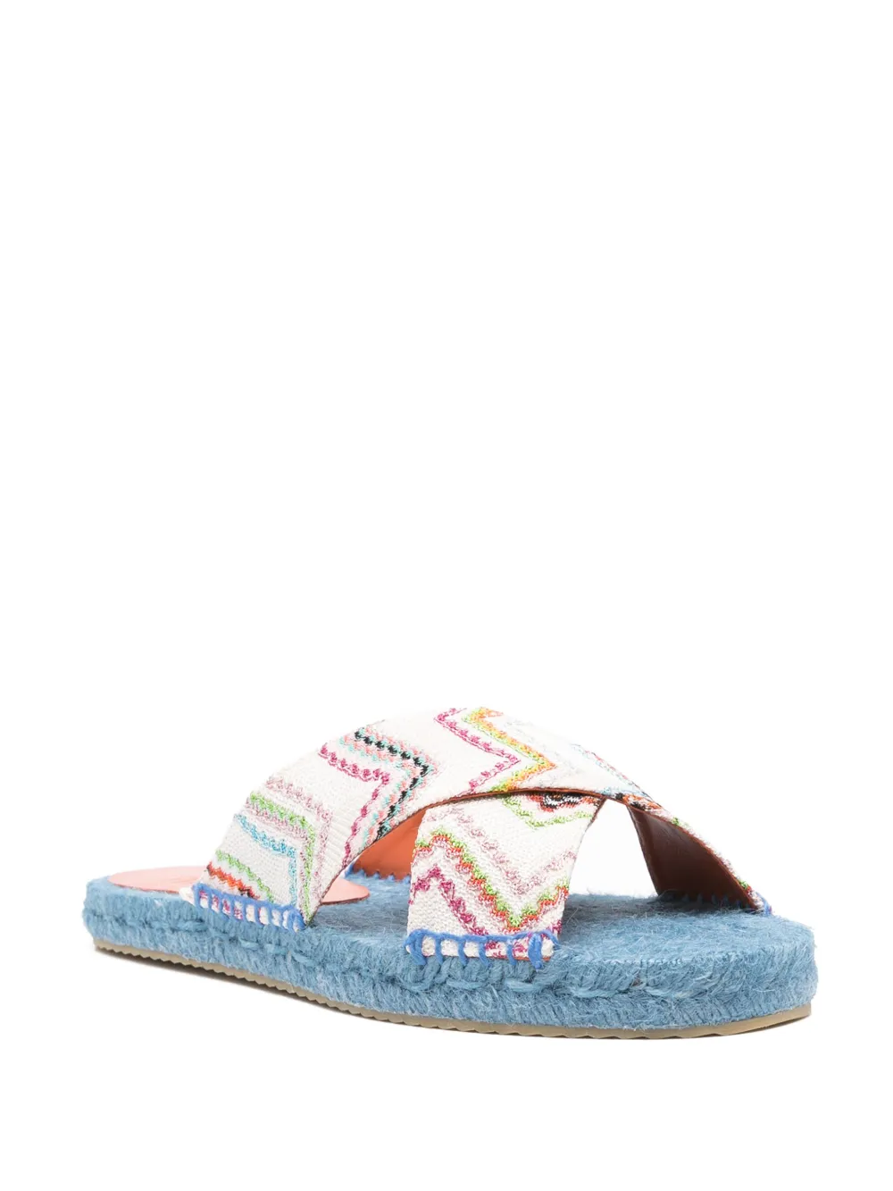 Missoni Espadrilles met zigzag-patroon - Beige