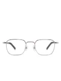 Montblanc square-frame glasses - Silver