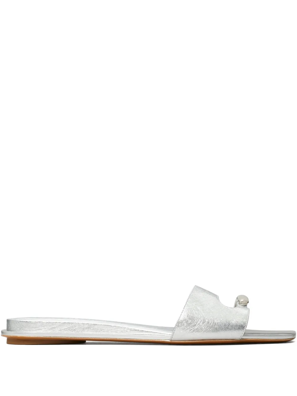 Tory Burch Pierced slides Silver