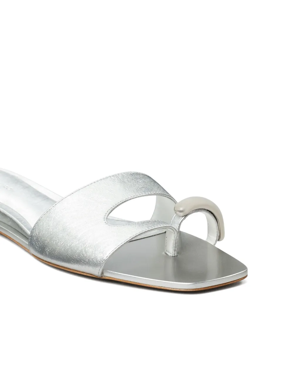 Shop Tory Burch Pierced Slides