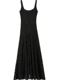Tory Burch floral-lace midi dress - Black