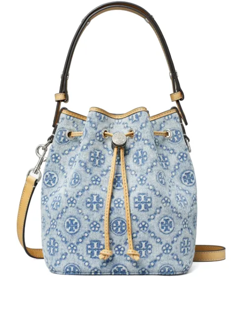 Tory Burch bucketbag med monogram