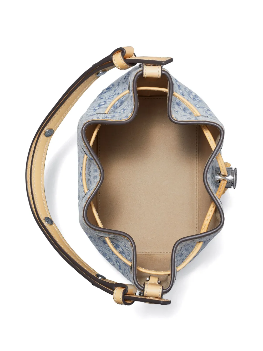 Tory Burch T Monogram Bucket Bag | Blue | FARFETCH