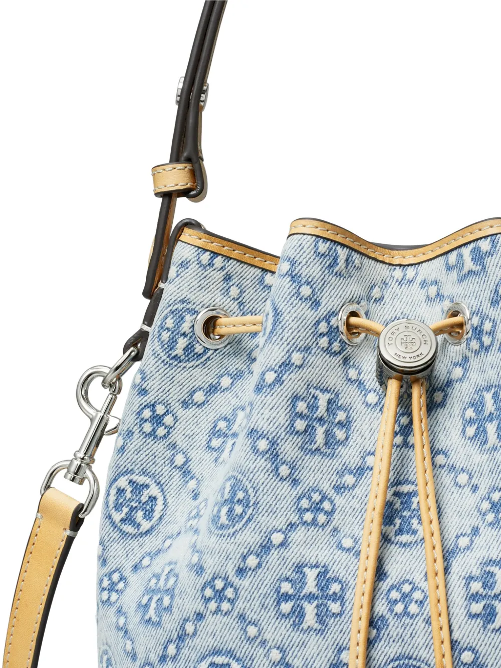 Tory Burch T Monogram Bucket Bag | Blue | FARFETCH