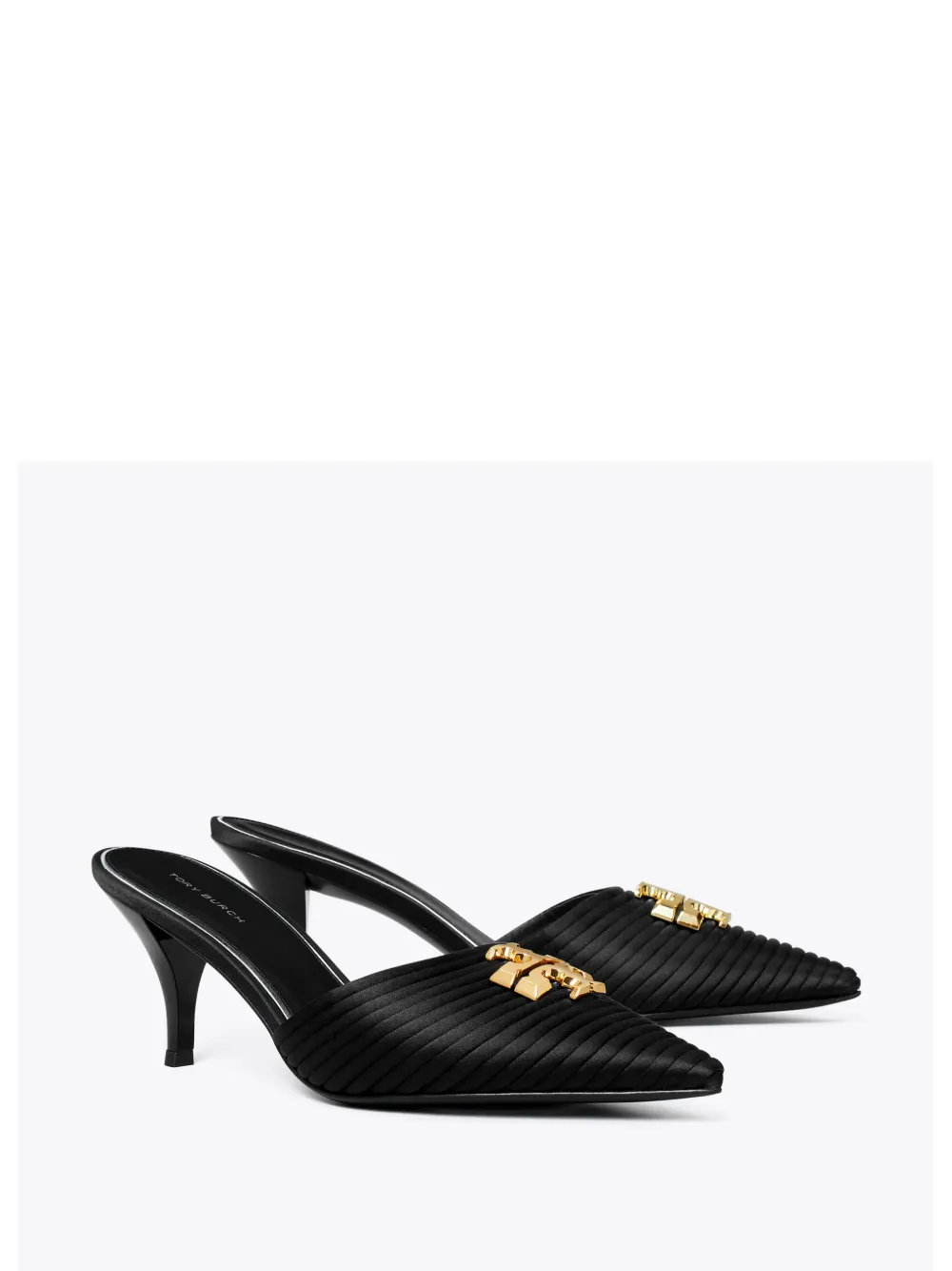 Tory Burch 65mm Eleanor Bombe mules - Zwart