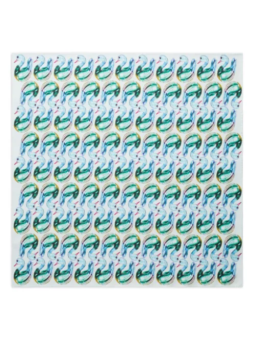 Foulard à imprimé Lucky Duck - Tory Burch - Modalova