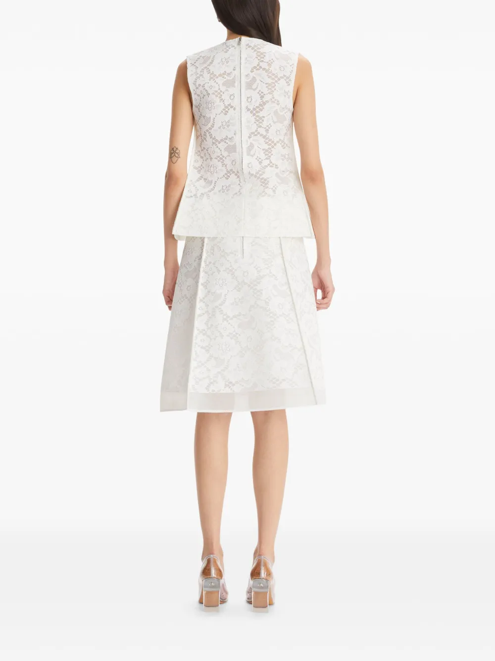 Tory Burch Rok met kant Wit