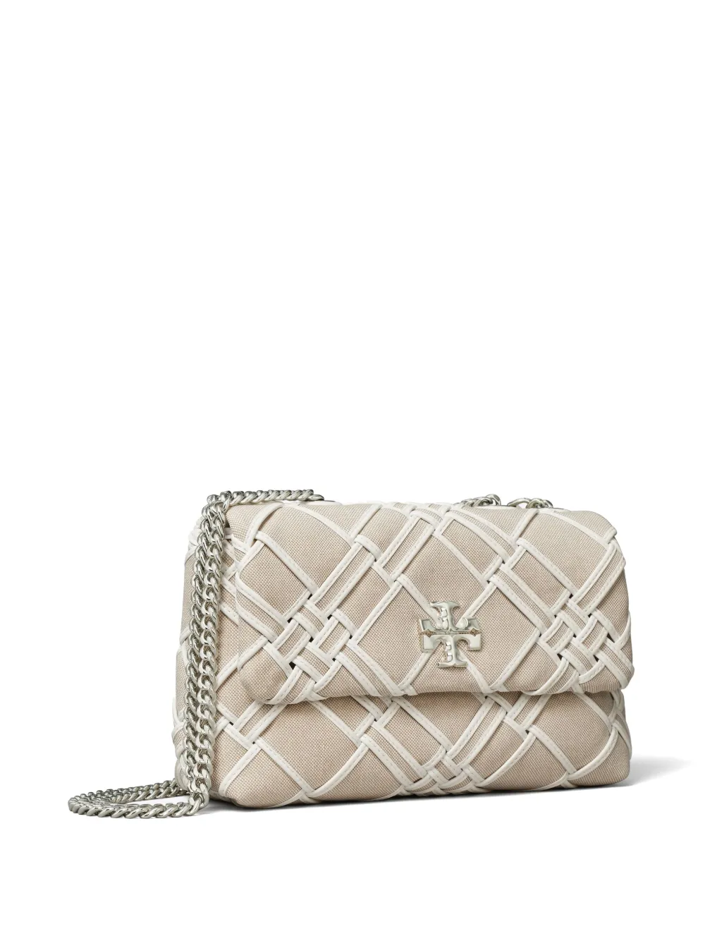 Tory Burch Kira kleine schoudertas Beige