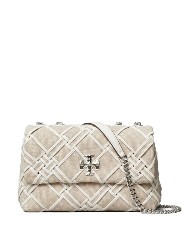【関税込み】tory burch Kira' small shoulder bag Small Kira Chevron Flap Shoulder Bag: Women's Designer