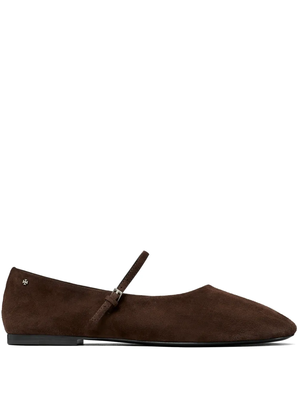 Tory Burch suede ballet flats Brown