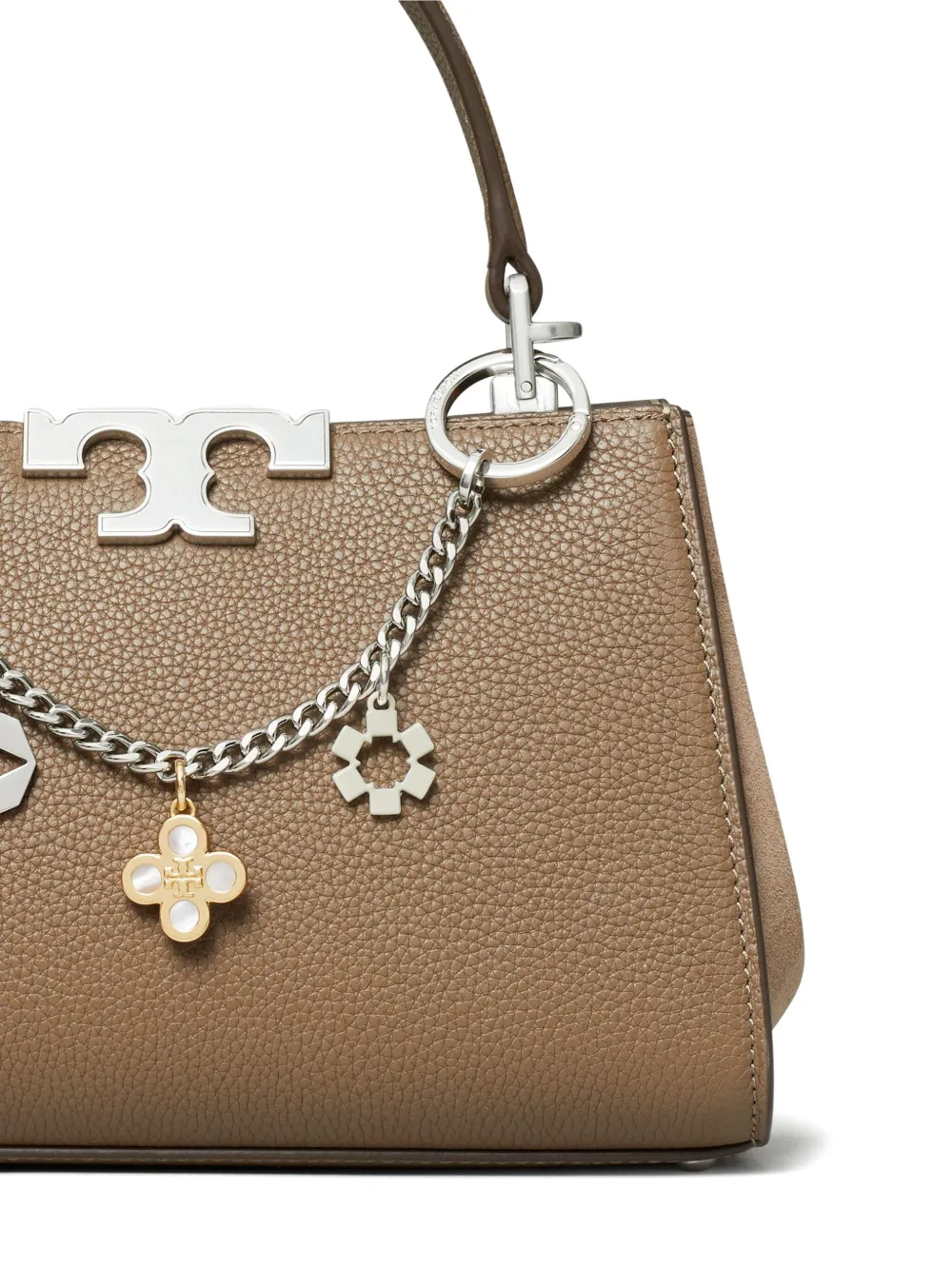 Tory Burch Sleutelhanger met bedel - Zilver