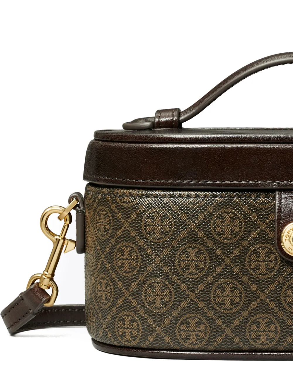 Shop Tory Burch T Monogram Cross Body Bag In Brown