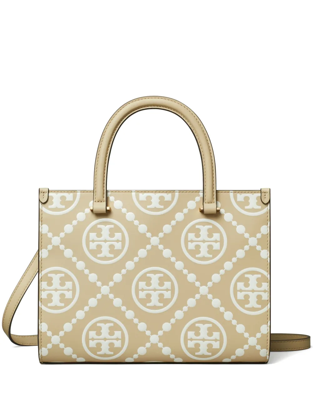 Tory Burch T Monogram ハンドバッグ - ニュートラル Tory Burch T Monogram ハンドバッグ - ニュートラル