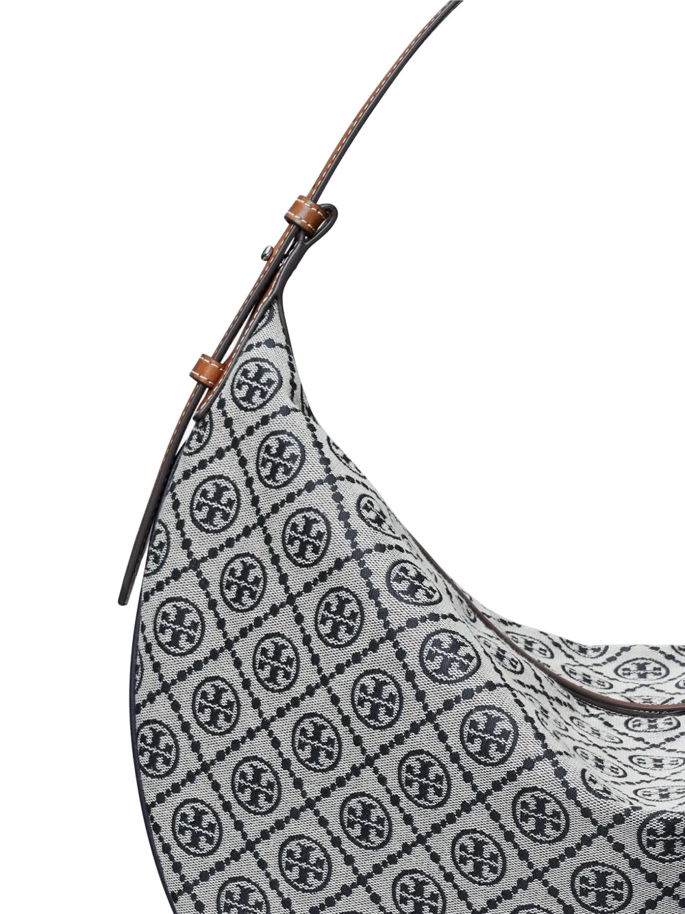 Tory Burch Monogram-pattern Bag In Black