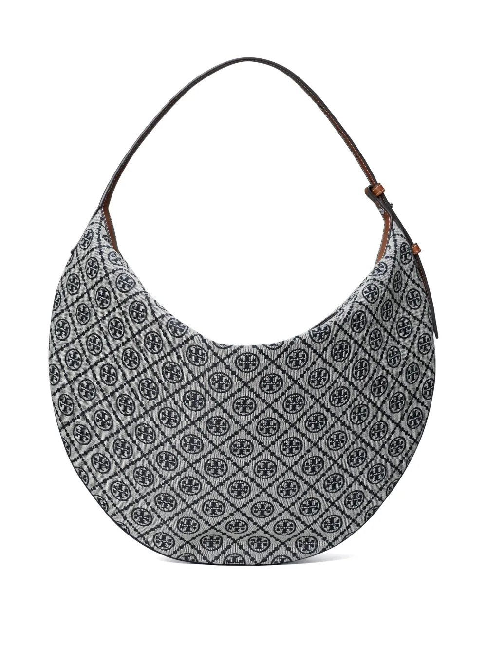 Tory Burch Monogram-pattern Bag In Black