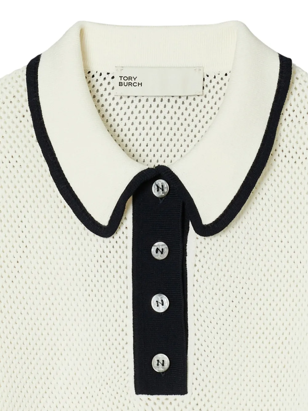 Tory Burch Poloshirt met print - Beige