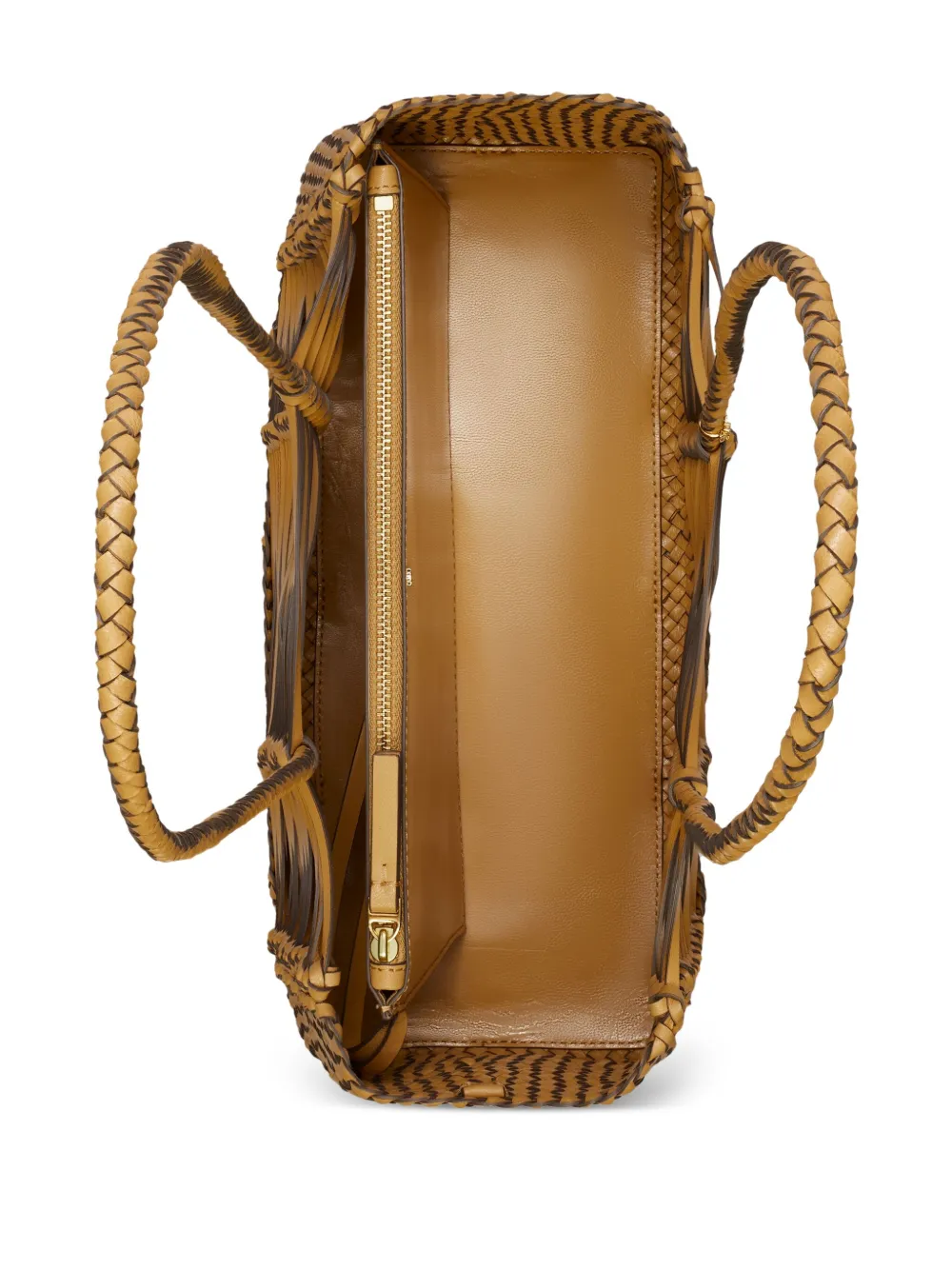 Tory Burch Handgeweven shopper Beige