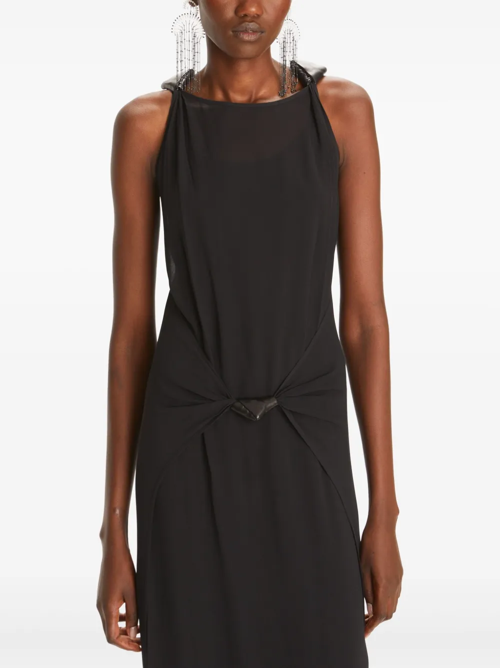 Tory Burch Geknoopte jurk Zwart