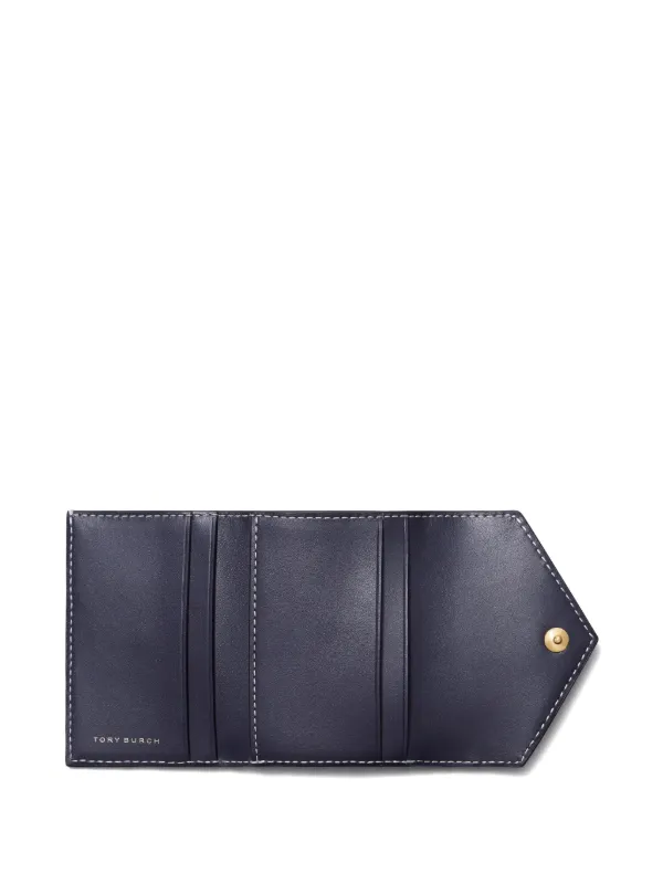 Tory Burch Tモノグラム財布 S | ブルー | FARFETCH JP