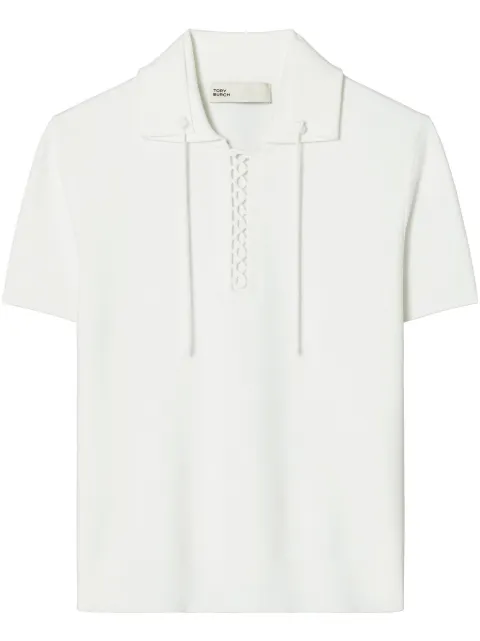 Tory Burch playera tipo polo de encaje