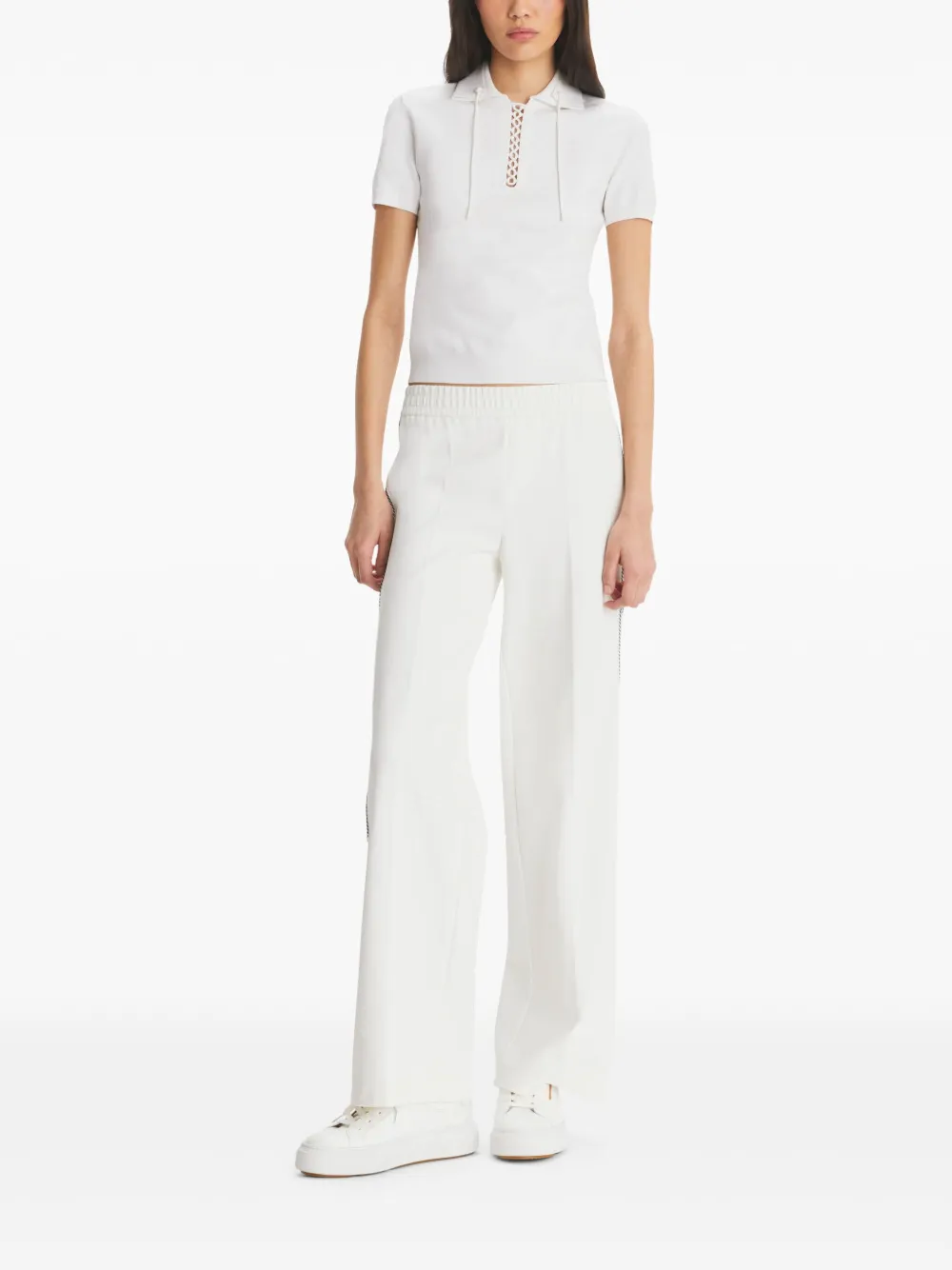 Tory Burch Polotop met kant - Wit